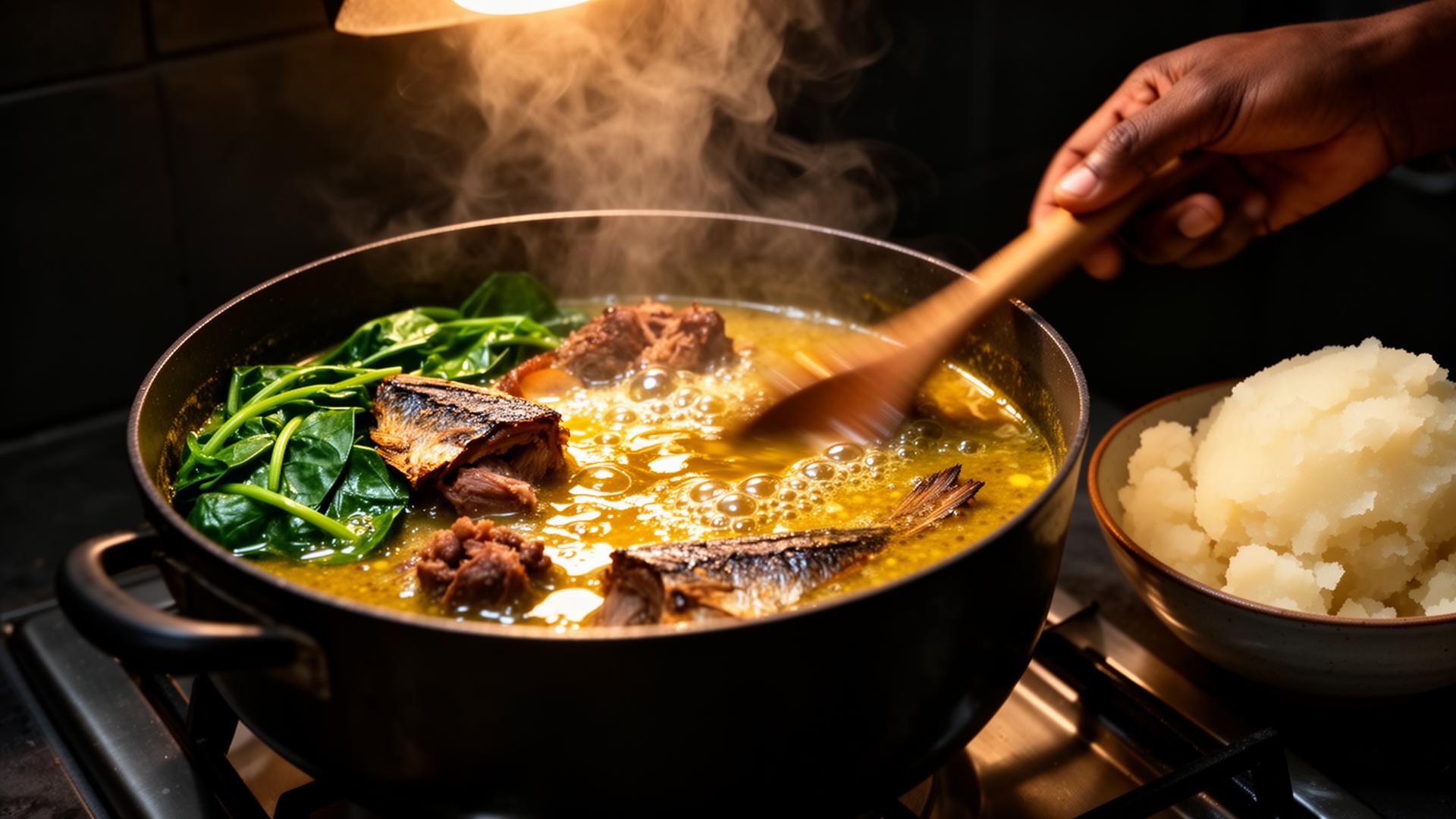 Tonight, you cook Egusi.